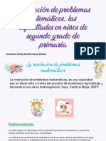 Resolución de Problemas Matemáticos, Las Dificultades en Niños de Segundo Grado de Primaria