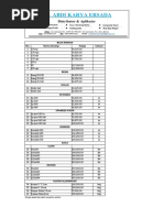 Price List Baja Ringan