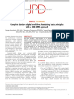 Complete Denture Digital Work Ow: Combining Basic Principles With A CAD-CAM Approach