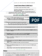 Variable Length Subnet Mask (VLSM) Part II: Rules