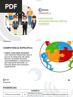 Unidad 3: Proceso de Integración de Capital Humano