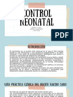 Control Neonatal: Andrea Flores Sabrina Hernández Liam López