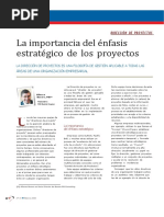 Texto 03-La Importancia Del Enfasis Estrategico de Los Proyectos