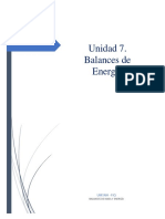 Unidad 7. Balances de Energía: Umsnh - Fiq