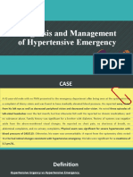 Management of Hypertensive Emergency