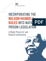 Incorporating The Into National Prison Legislation: Nelson Mandela Rules