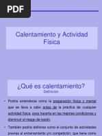 Calentamiento y Actividad Física