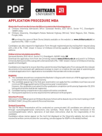 Application Procedure Mba: Obtain The Form From The University Offices Located at The Following Places