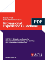 Professional Experience Guidebook: Faculty of Education and Arts