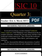 Music 10: Quarter 3