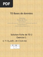 Solution BDD TD2