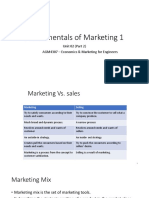 Fundamentals of Marketing 1