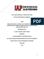 Tesis Regulación Tenencia Animales