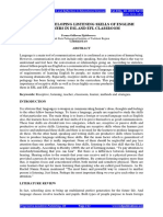 Full Paper WAYS OF DEVELOPING LISTENING SKILLS OF ENGLISH LEARNERS IN ESL AND EFL