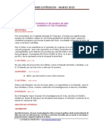 Guiones Liturgicos - Marzo 2023: Domingo 5 de Marzo de 2023 Domingo Iiº de Cuaresma