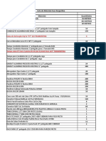 Lista de Materiais - 04 - 11 - 2016