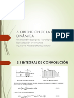 Obtención de La Respuesta Dinámica