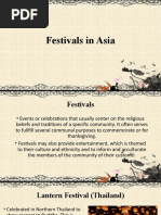 Festivals in Asia