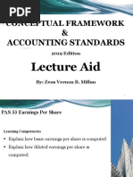 Conceptual Framework: & Accounting Standards