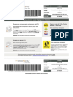 Instrucciones para El Pago en Efectivo: Ante Cualquier Duda Puede Escribir A Tel. (1) 8424603