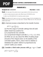 Problem Set 1 CHE 510