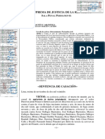 Cas. 640-2022-Ica. - Lavado de Activos. Sobreseimiento. Pretensión Civil