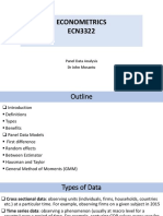 ECN3322 - Panel Data-1