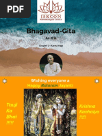 Presentation of Bhagavad-Gita CH 3