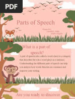 Parts of Speech: Prepared By: Carmella L. Mullo BSED 3 English