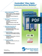 Eotec 2000 Controlnet Fiber Optic SHR/DSHR Communications Modules