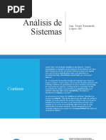 Análisis de Sistemas: Ing. Jorge Fernando López Gil