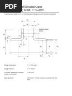 Reinforcement of Extruded Outlet Header or Fitting ASME 31.5-2019