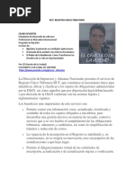 RUT Registro Único Tributario