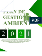 Plan de Gestion Ambiental - Condebamba