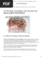 Tú No Eres Tu Cerebro (You Are Not Your Brain) (LIBRO RESUMIDO) - evoLUZionando