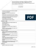 Checklist de Mantenimiento de Cmara de Vdeo Vigilancia CCTV