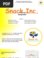 Snack Inc.: Proyecto Integrador