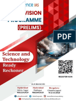 RRP - (Prelims) Science & Technology Ready Reckoner