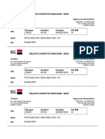 Relevé D'Identité Bancaire / Iban: 30003 04150 00050270041 18 FR76 3000 3041 5000 0502 7004 118 Sogefrpp