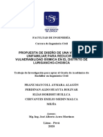 Propuesta de Diseño de Una Vivienda Unifamiliar para Reducir La Vulnerabilidad Sísmica en El Distrito de Lurigancho-Chosica