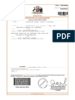 Sin Antecedentes: Registro General de Condenas