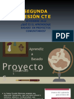 CTE 2 Aprendizaje Basado en Proyectos Comunitarios