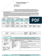 Planificación Curricular Anual - 2023: Santa María Del Rosario de Tablada de Lurín