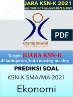 Ekonomi (Prediksi Soal KSN-K SMA 2021)