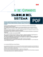 Lista de Comandos: Simbolo Del Sistema"