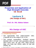 Properties and Application of High Strength Concrete: Prof. Dr. Md. Abdus Salam