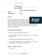 DCC1023 Civil Engineering Materials