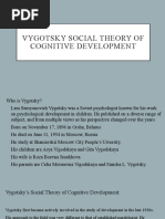 Vygotsky's Social Theory of Cognitive Development