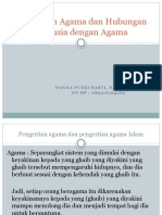 Pengertian Agama Dan Hubungan Manusia Dengan Agama