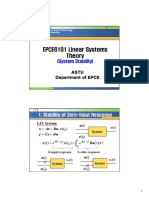 EPCE6101 Linear Systems Theory: (System Stability)